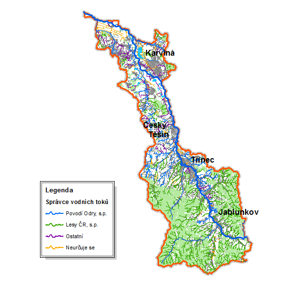 mapa ČT