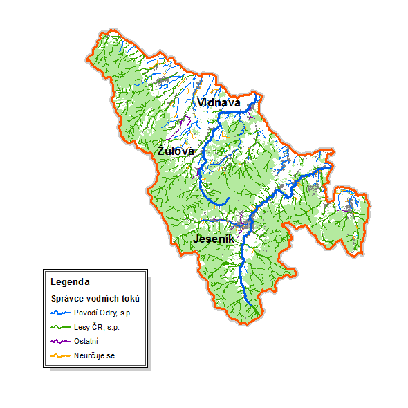 mapa jeseník