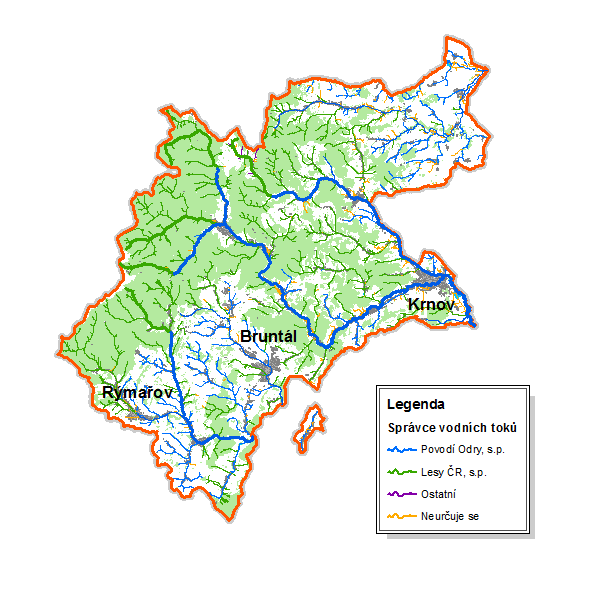 mapa krnov